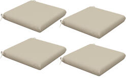 Outsunny Set de 4 perne pentru scaun, pad-uri pentru scaun 47 x 47 cm, umplutură groasă, rezistente la decolorare, bej | Aosom Romania (84G-191V00BG)