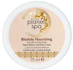 Avon Blissfully Nourish Hand & Foot Cremă 3 în 1 pentru mâini, coate și picioare cu ulei african 75 ml