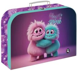 Oxybag PREMIUM LIGHT Laminált kisbőrönd, 34 cm, Monster (6-09226)