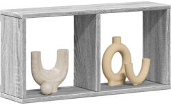 vidaXL szürke sonoma színű szerelt fa faliszekrény 60 x 16 x 30 cm