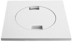 McALPINE 150x150mm müanyag padlóösszefolyórács, lezárható (fehér) (HC29L)