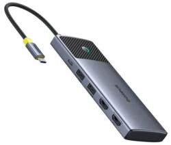 Baseus Docking Station Baseus Metal Gleam Series II 7-in-1, Gray (B00061806813-00)