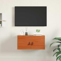 vidaXL Fali Szekrény Faggyú barna 60 x 30 x 30 cm Tömör fenyőfa