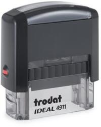 TRODAT Ștampilă, TRODAT "Ideal 4911", carcasă neagră cu tampon negru (4911-P2)