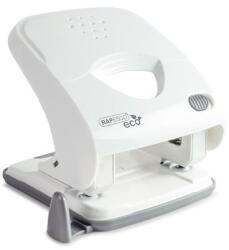 Rapesco Perforator, perforator cu două găuri, 40 de coli, perforator ușor, antibacterian, RAPESCO "ECO X5", alb 1526 (1526)