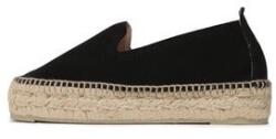Manebi női espadrillák, 302777471, Természetes bőr, 38 EU, Fekete (0000302777471_38)