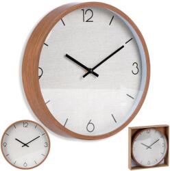 Vilde Falióra, Vilde, 29, 5x4, 5 cm, Analóg, 1 db AA elemmel működik, Fahatású Keret, Fekete Számok és Mutatók, Bézs (569937)