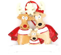 Gift Design Mágneses dekoráció - "Cerbescu" rénszarvas család (CRGDXMASDEC-FR3)