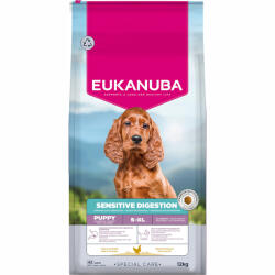 EUKANUBA 12kg Eukanuba Special Care Sensitive Digestion Puppy csirke & pulyka száraz kutyatáp