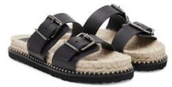 CASTANER női espadrillák, 025673-100, Természetes bőr, 39 EU, Fekete (0000304972485_39)