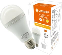 OSRAM LED izzó, 1800 mAh akkumulátorral, A60, E27, 8W (60W), 806 lm, meleg fény (2700K), F energiaosztály
