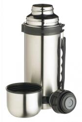 FOXMAG24 Rozsdamentes acél termosz, űrtartalom 1000 ml, Safe Lock gombbal, üveg fedéllel, 12 órán keresztül melegen és 24 órán keresztül hidegen tartja a folyadékokat, ezüst (DNQ6FGYBM)