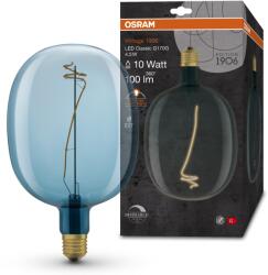 OSRAM 1906 Balloon vintage LED izzó, Dimmelhető, E27, 4.5W (10W), 100 lm, 1600K, Kék