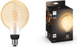 Philips G125 Intelligens LED izzó, Bluetooth/Zigbee, E27, 7W, 550 lm, Fehér fény (2100K), G energiaosztály