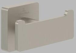 Villeroy & Boch Cuier dublu baie, fixare ascunsa, nichel periat (Brushed Nickel Matt), Villeroy & Boch Elements Striking TVA15201200064 TVA15201200064 (TVA15201200064)