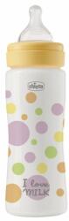 Chicco Sticlă pentru sugari Perfect Easy 330 ml fast silicon fată 4m+ (AGS20245.10)