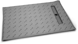 Radaway burkolható téglalap alakú zuhanytálca folyókával a rövid oldal mentén 119×89 cm 5DLB1209A-R (5DLB1209A-R)