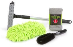 MNC Autóápolási csomag - mikroszálas kendő, szivacs, felnitiszító és vízlehúzó, 55688