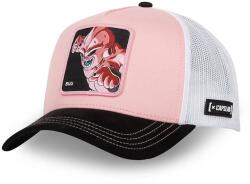 Capslab șapcă bi-materială din bumbac și piele întoarsă 99KK-CAD0NP_03X (CL.DBZ8.1.CT.BUU)