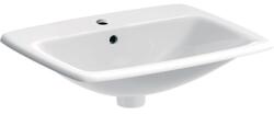 Geberit Selnova Square beépíthető mosdó 55x17x45 cm, fehér (GE-501.466.00.7)