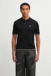 Filling Pieces polo de bumbac Fine Knit Polo 9BYA-POM05G_99X (422570500127)