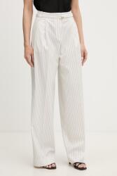HUGO pantaloni de costum pentru femei, cu vâscoză Hejuly PPY2-SPD0YT_00X (50559202)