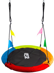 AGA Cerc de leagăn suspendat 120 cm Patru culori cu steaguri (MR1120-4C) Leagan