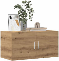 vidaXL kézműves tölgy színű szerelt fa faliszekrény 80 x 39 x 40 cm