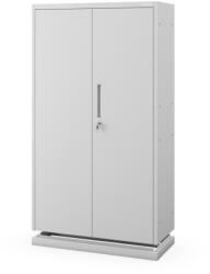 JAN NOWAK Megan fém moduláris multifunkcionális szekrény talapzaton 1600x900x400 mm, szürke