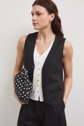 Medicine mellény női vászon - fekete XL