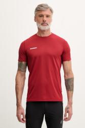MAMMUT férfi t-shirt Selun - burgundia M