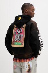 Barrow kapucnis melegítőfelső női pamut - fekete S