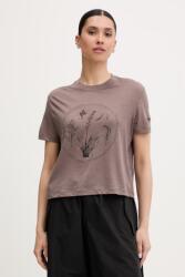 Icebreaker t-shirt női gyapjú Seed - barna M