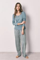 Women'Secret kétrészes pizsama női viszkózzal - kék XS - answear - 17 990 Ft