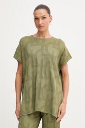 Lola Casademunt t-shirt női viszkózzal - zöld L