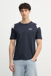 EA7 Emporio Armani t-shirt férfi pamut - sötétkék S - answear - 17 990 Ft