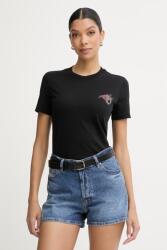 Diesel női pamut póló T-REG-S1 - fekete XS