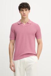 JOOP! póló férfi pamut - rózsaszín S