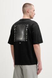 Oakley pamut férfi t-shirt RESERVE MOMENTO - fekete S