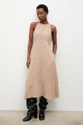 ANSWEAR ruha lenkeverékből - bézs L - answear - 51 990 Ft
