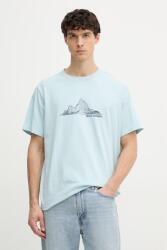 Helly Hansen póló férfi pamut MASSIF GRAPHIC - kék XL