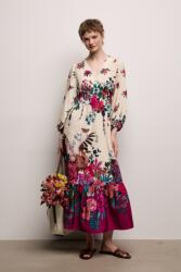 MEDICINE kiszélesedő ruha viszkózzal - többszínű M - answear - 31 990 Ft