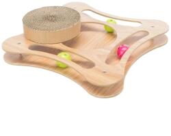 TRIXIE Kaparótábla Játékkal Fa 35x4x35cm - bundasbazar