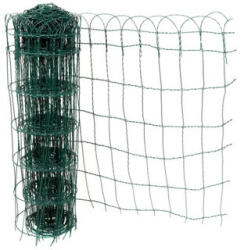  Metalex párizsi drótkerítés, műanyag, zöld, félmerev 90 cm x 10 m (6051102)