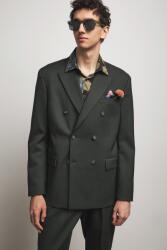 Medicine kétsoros férfi gyapjú hozzáadásával - zöld S