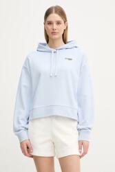 Lacoste kapucnis melegítőfelső női pamuttal - kék 42