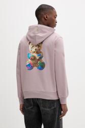 Barrow kapucnis melegítőfelső férfi pamut - lila M