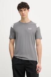 EA7 Emporio Armani t-shirt férfi pamut - szürke XL