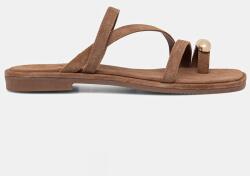 Answear. LAB papucs velúrból - barna Női 40 - answear - 19 990 Ft