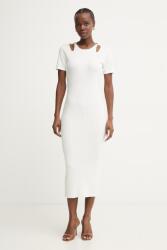 Fracomina ruha viszkózzal - bézs XS - answear - 47 990 Ft